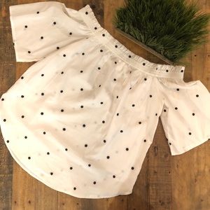 H&M polka dot top